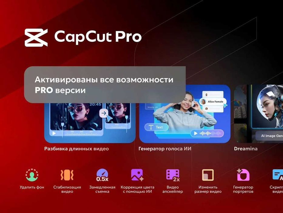 CAPCUT PRO 1 OYLIK ( garantiya )