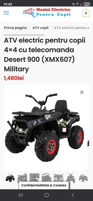 ATV copii masinuta electrica 1-8 ani