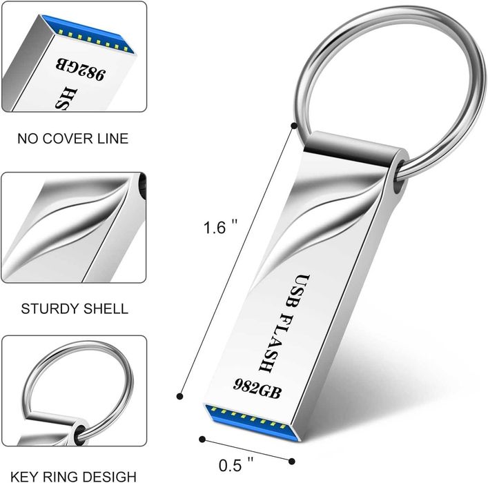USB флаш памет 982 GB USB 3.0 високоскоростна USB флаш памет за съхранение на данни