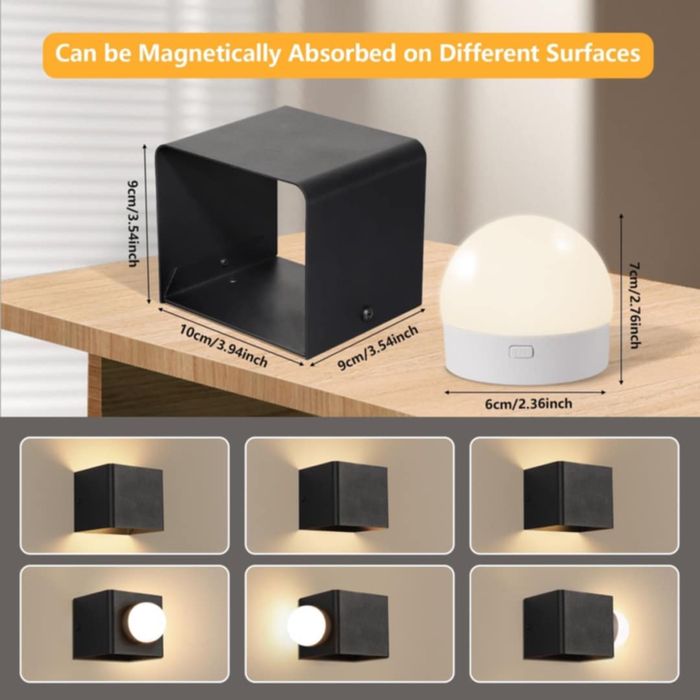 Lampa de perete cu acumulator