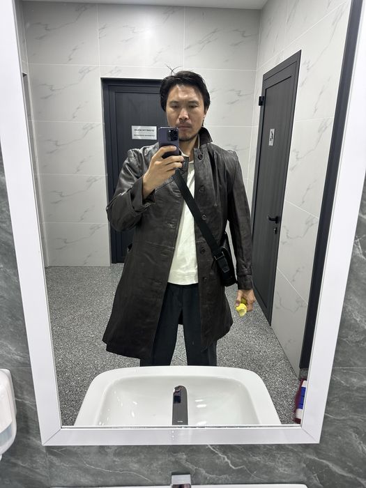 Куртка Плащь кожанный высшего качества