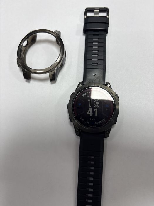 Смарт-часы Garmin Fenix 7 Pro Sapph Solar черный