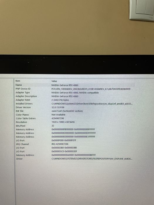 Setup full (pc gaming) RTX4060