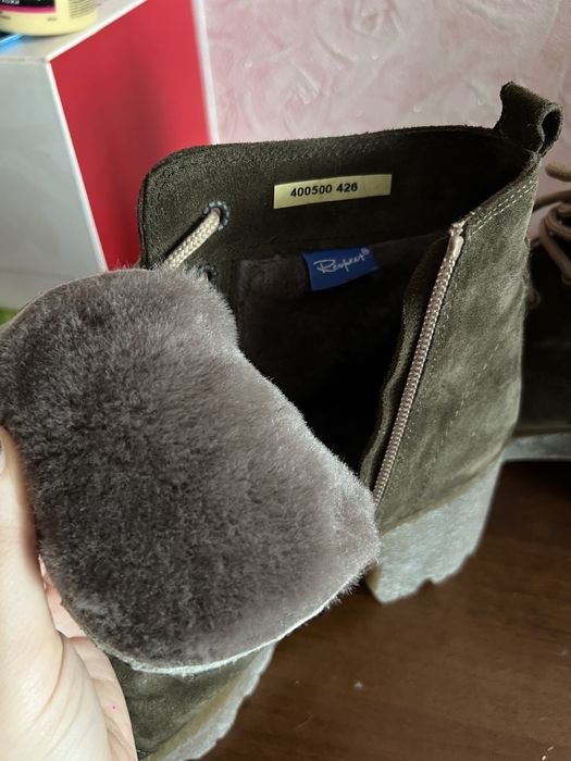 Новые замшевые ботильоны Respect