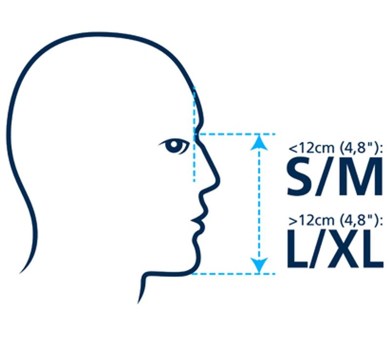 Цяла маска за гмуркане + стойка за екшън камера + шнорхел