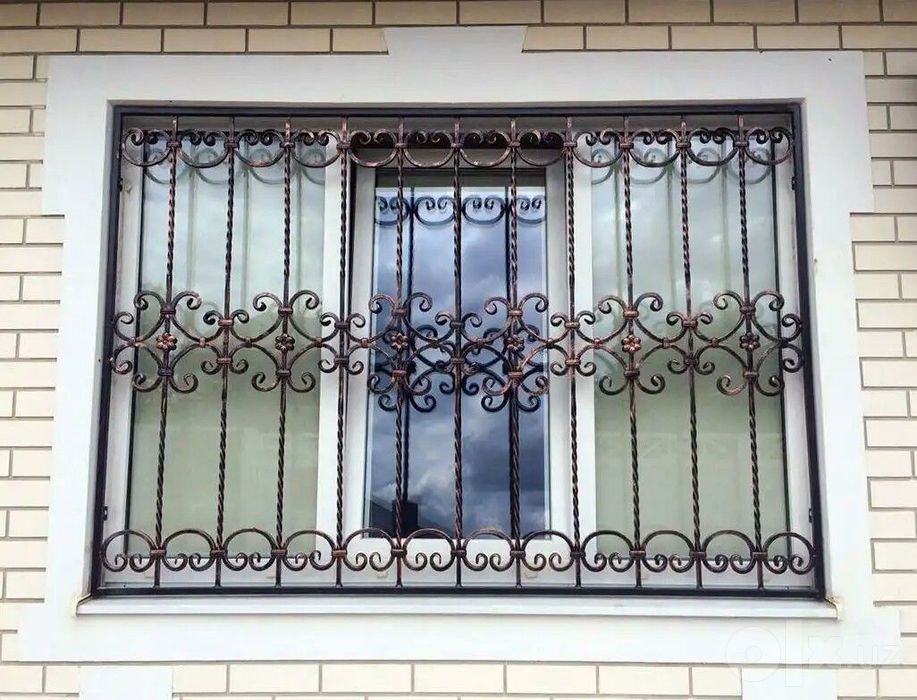 Yevropiski dizainda reshotka profil perilla kovka balkon