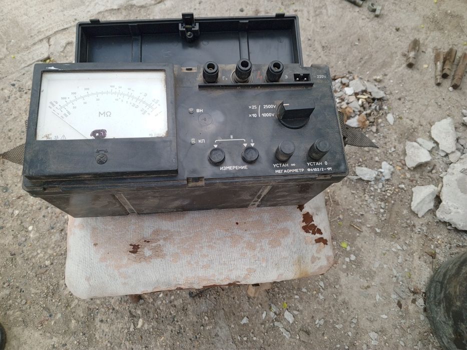 Мегометр для проверки