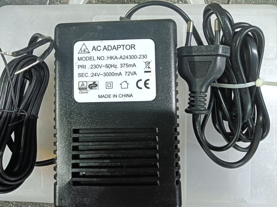 Адаптер питания 24V 300ma