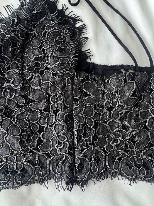 Zara топ дантела