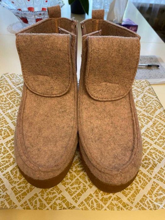 Полусапоги войлочные