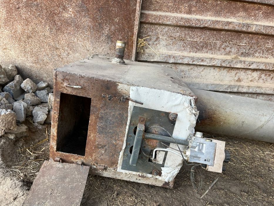 Печка с газовой горелкой