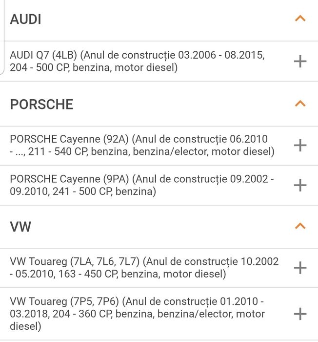 Disc frana fata AUDI Q7. PORSCHE CAYENNE. Touareg