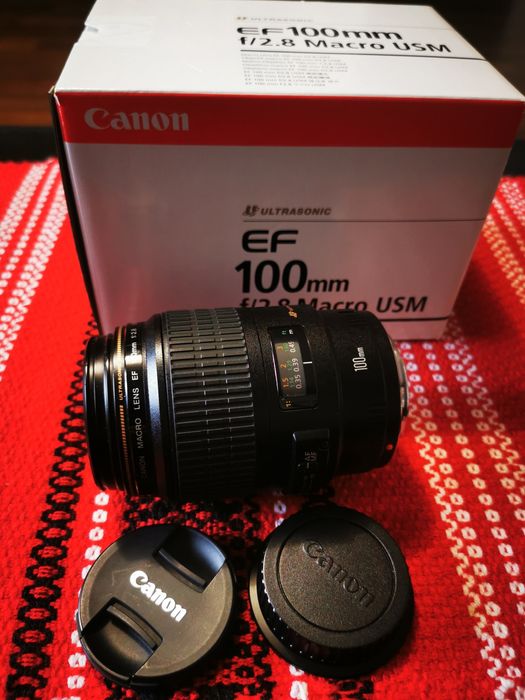 Obiectiv Canon EF 100mm f2.8 Macro usm