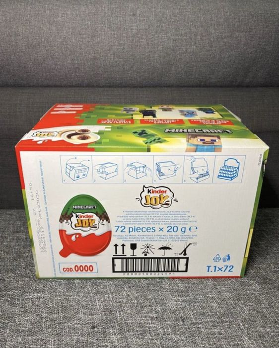 Киндер Джой майнкрафт Kinder joy minecraft