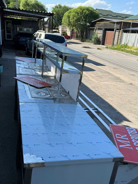 Линия раздачи Мармит шкаф для хлеба