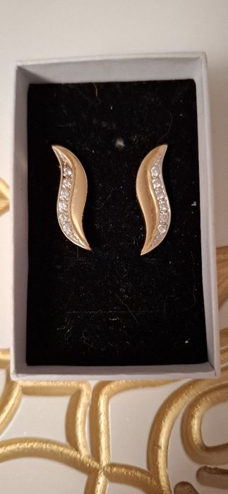 Cercei de aur 14k, 6 grame