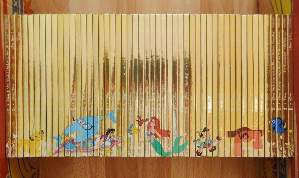 Cărți Disney Gold Hachette în GERMANĂ, 1-287 complet