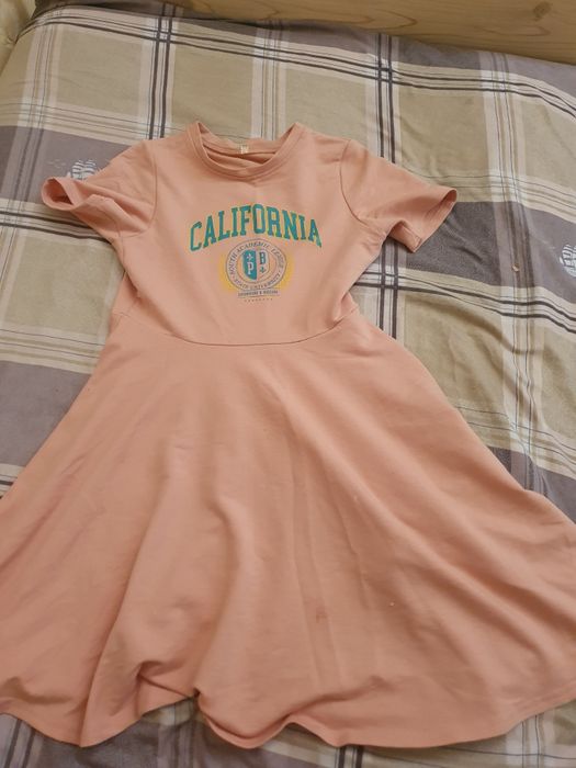 Платье с бомбером