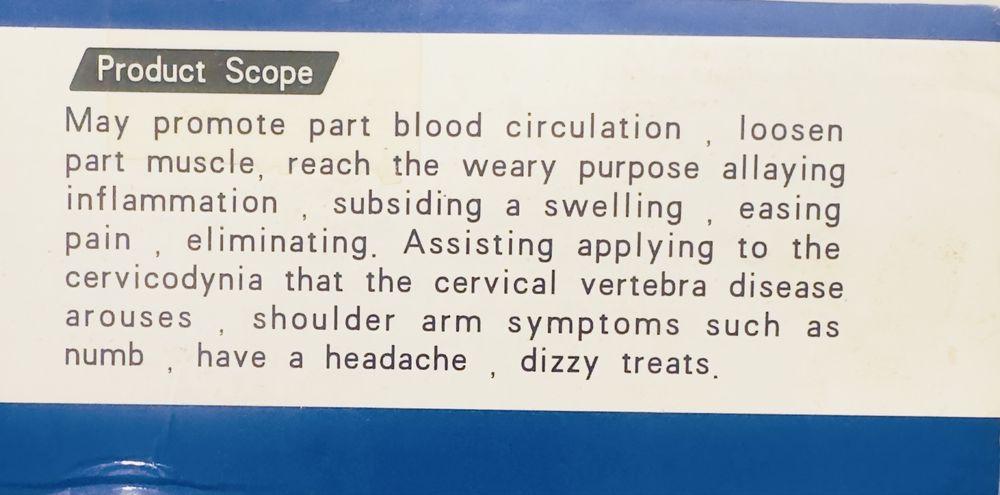 NECK Therapy Instrument (Terapie prin frecvente la nivelul gâtului)