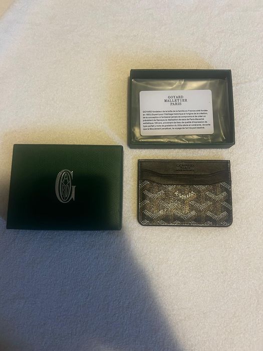 Cardholder Goyard, negru. Premium.