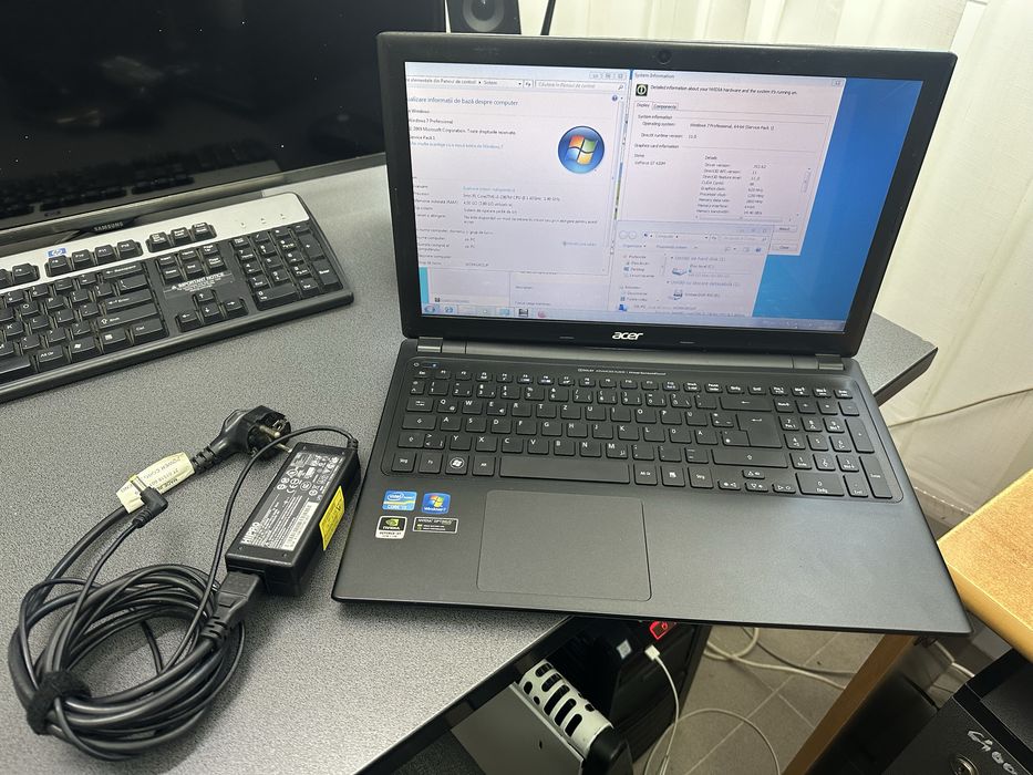 Laptop acer aspire v5 571g gaming nvidia ge force 620 cpu i3