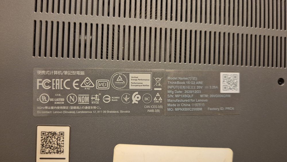 Urgent laptop lenovo  thinkbook 15 g2 Are