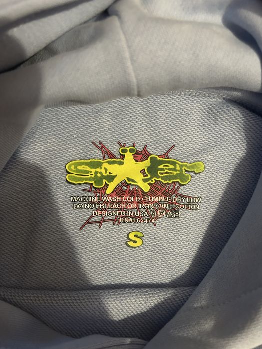 Hanorac Spider / Sp5der Baby Blue