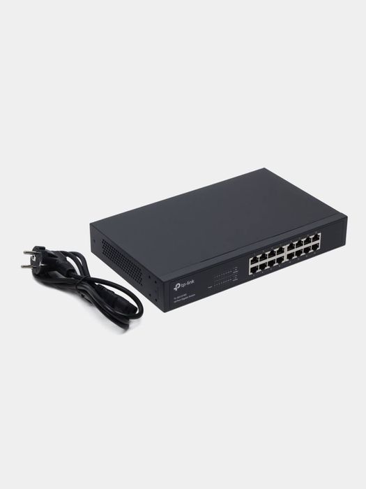 Tp link switch hub 16 портов гигабитный RJ45 10/100/1000 Мбит/с