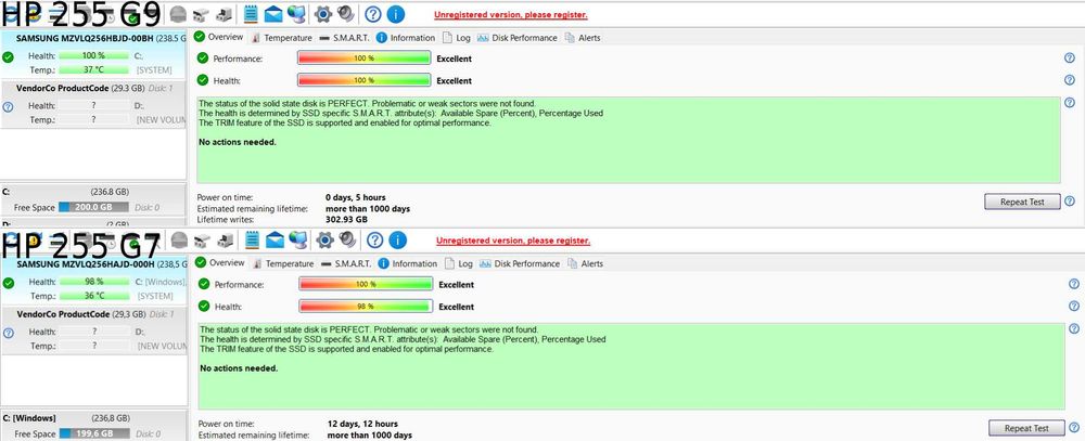 Продавам лаптопи HP 255 G7 и HP 255 G9 – комплект с аксесоари