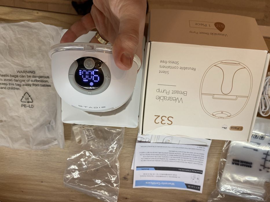 Vand pompa electrica pentru san, Stadis