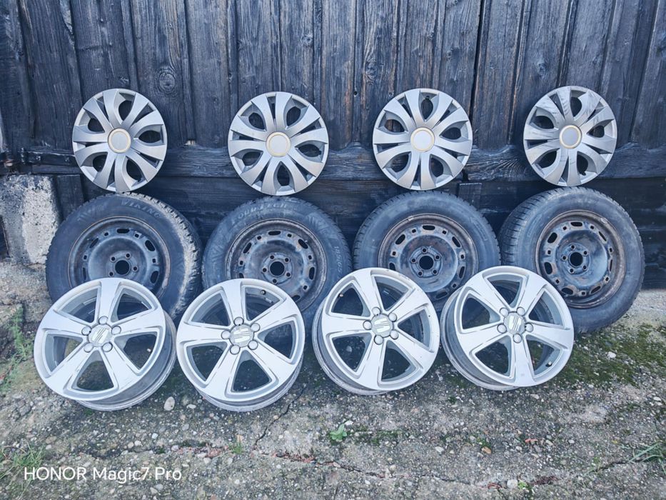 Jante tablă R14 + anvelope de iarnă – Seat Ibiza