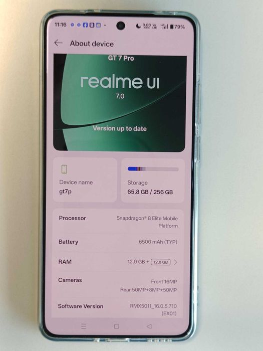 Realme GT 7 PRO, Snapdragon 8 Elite