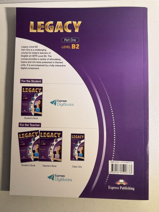 LEGACY B2 Student’s Book