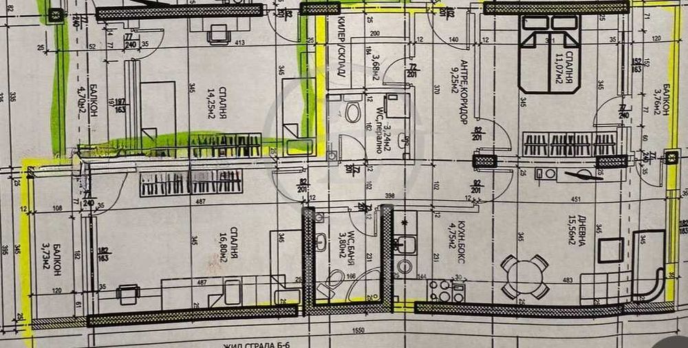 Продава се Тристаен апартамент в Пловдив, Тракия - 110 кв.м за 1146 €/кв.м - Снимка #7