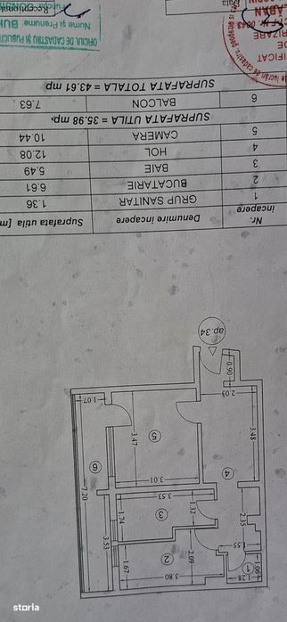 Tomis 3-Piata, gars(studio), 43mp utili, poz vest — fotografia 1
