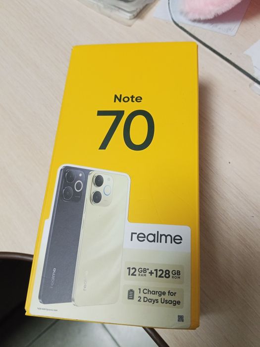 Realme note 70 новый продаю