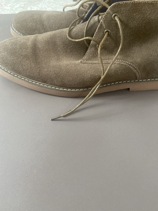 Ботинки замшевые