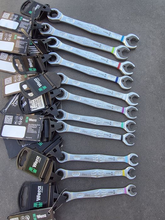 Set 11 chei combinate cu clichet Wera Joker 6000