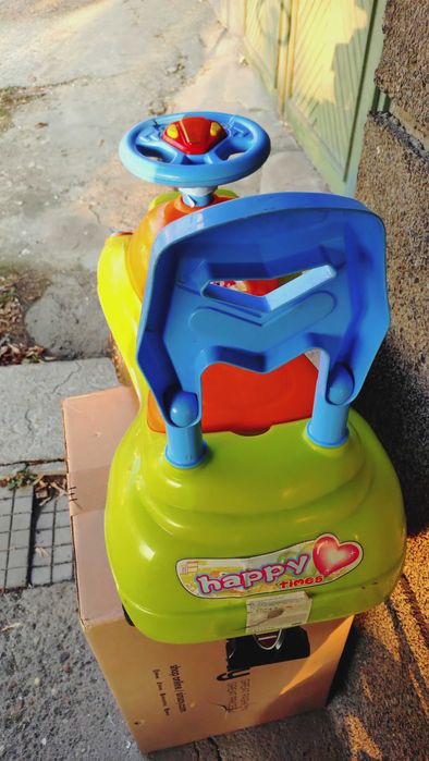 Детски мотор, кола и колело за бутане