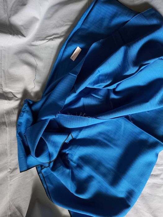 Материал ткань цв синий