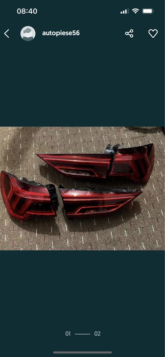 Set stop tripla lampa stanga dreapta Audi Q3 2019 2022 dezmembrari