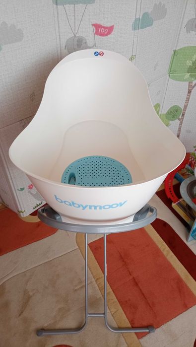 Бебешка вана Babymoov Aquanest със стойка (+ затопляща подложка)