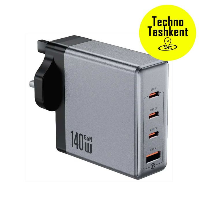 Сетевое зарядное устройство 140W Green Lion, PD, PPD, QC 3.0