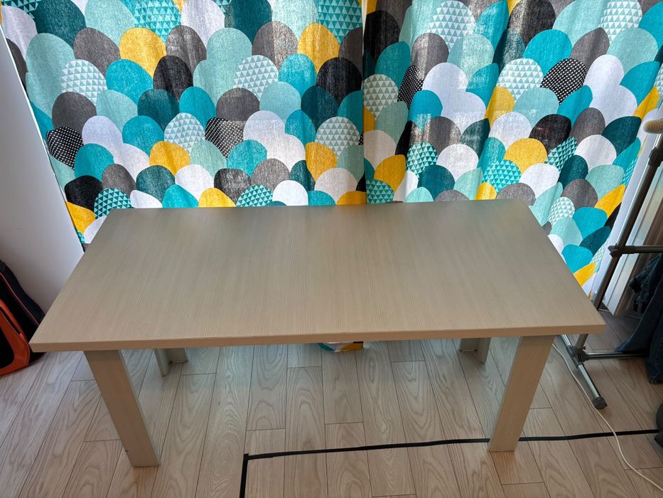 Birou/masă albă/bej 160x70x75