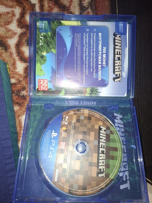 Всем привет продам диск для Ps 4 Майнкрафт