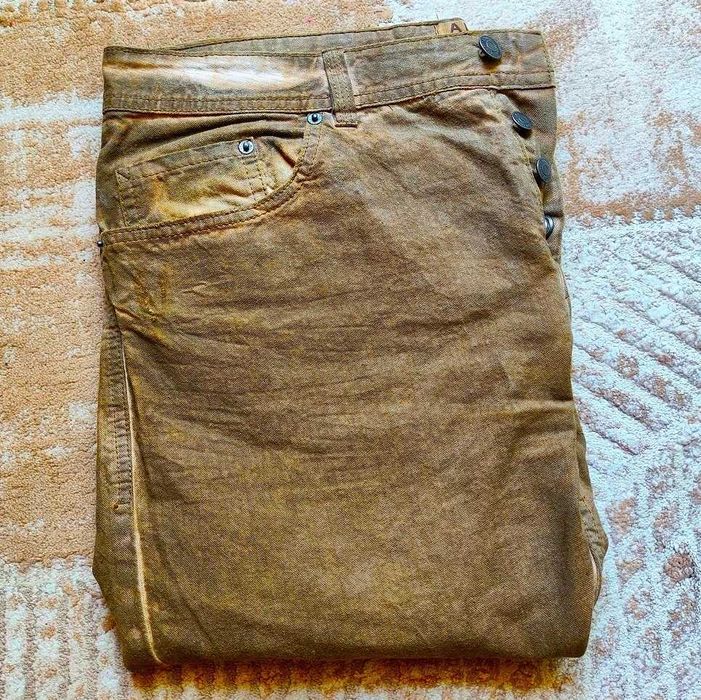 Италиански дънки Alcott 53, слим, № 36 (L), шоколадов цвят