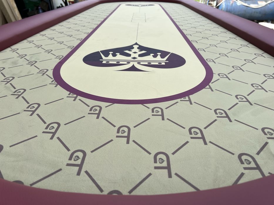 Masa POKER 12 persoane cea mai mare masa din lume CustomTables.eu #masapoker #pokertable #customtableseu Fabricant mese poker customizate