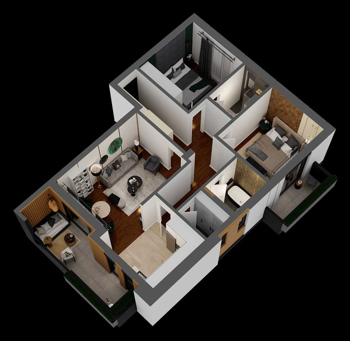 Bloc nou – Ap. 3 camere - Sofisticat, Premium, Intim | Neséa Residence