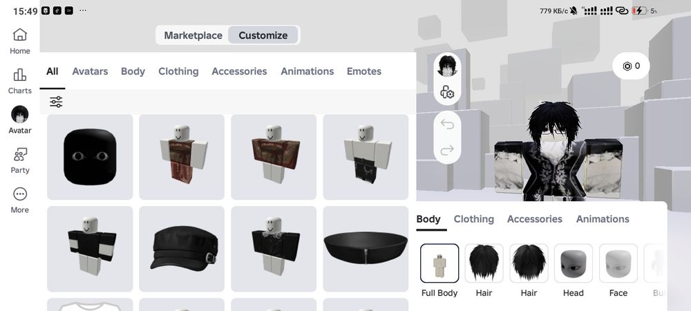 ПРОДАМ аккаунт в роблоксе