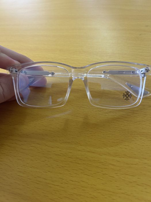 Ochelari Chrome Hearts Transparesti